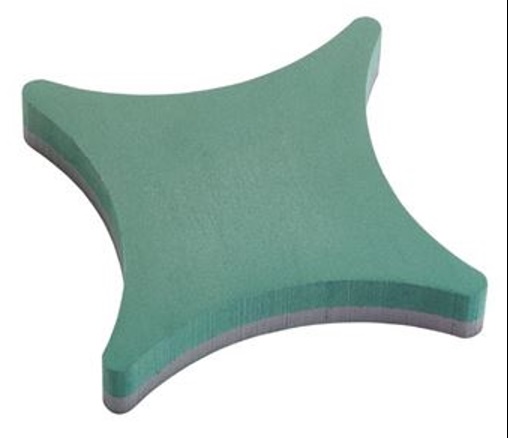 Green cushion shaped floral foam